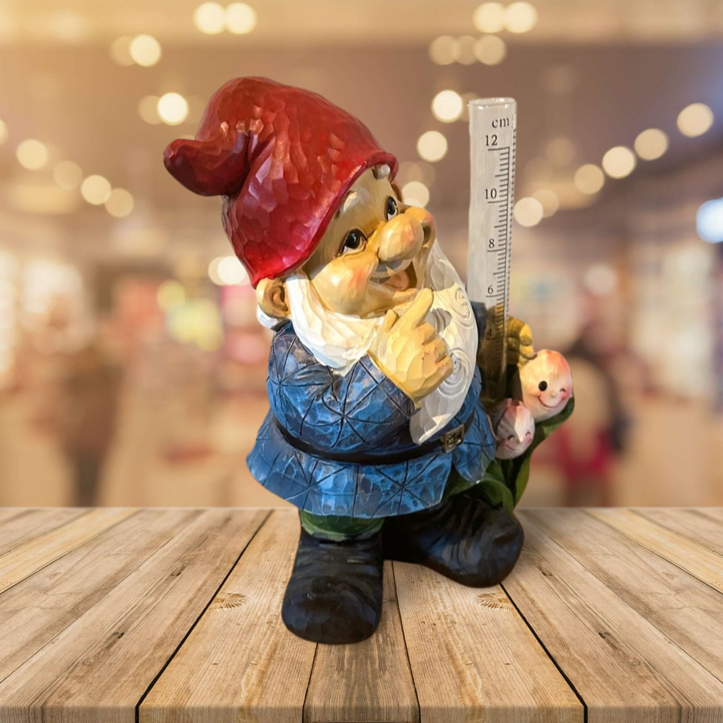 Kabouter met Regenmeter