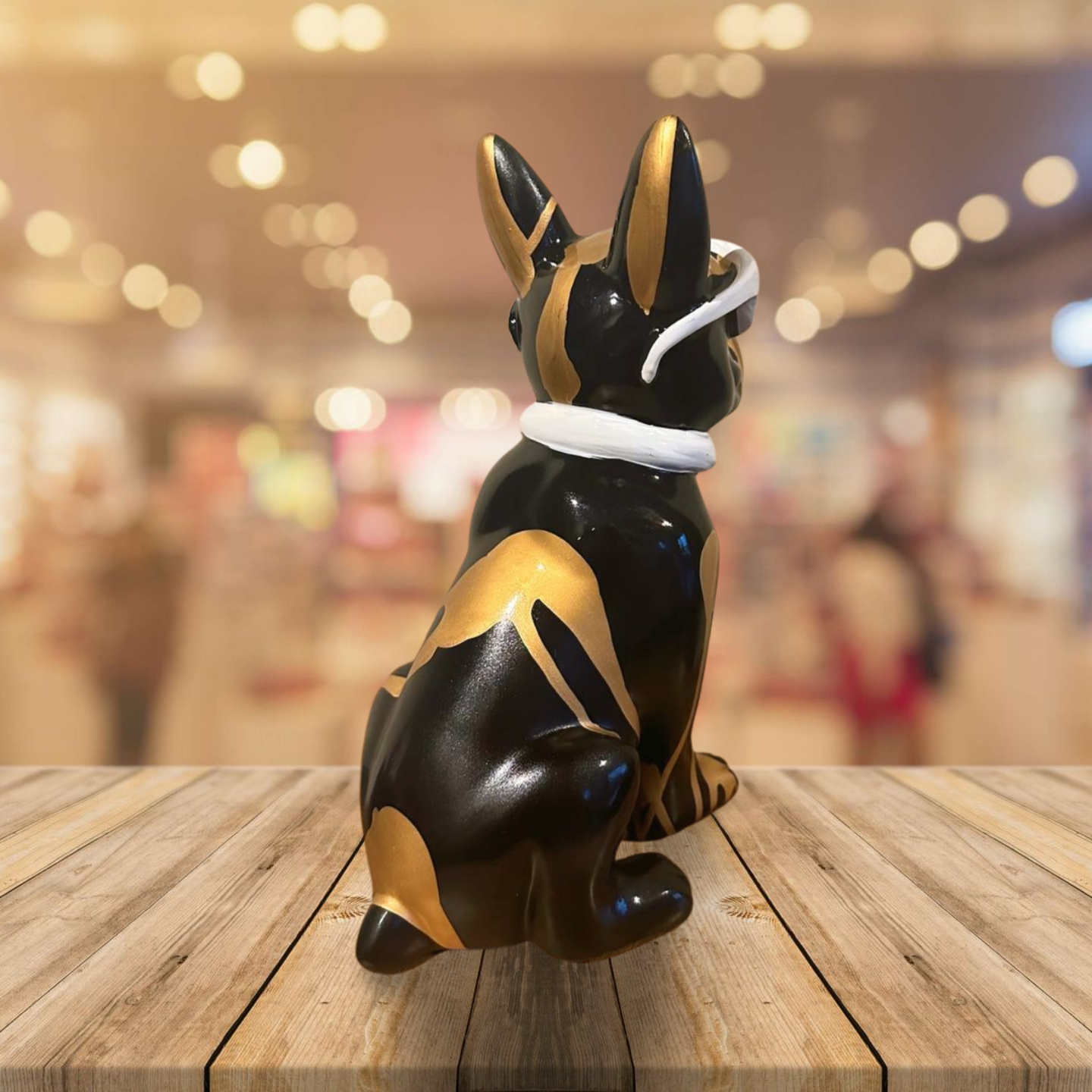 Franse Bulldog Zwart/Goud