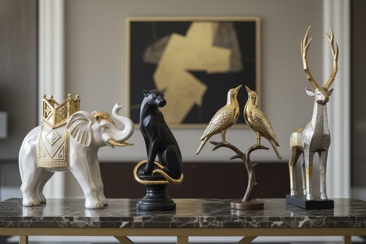 luxe dieren beeldjes grotere