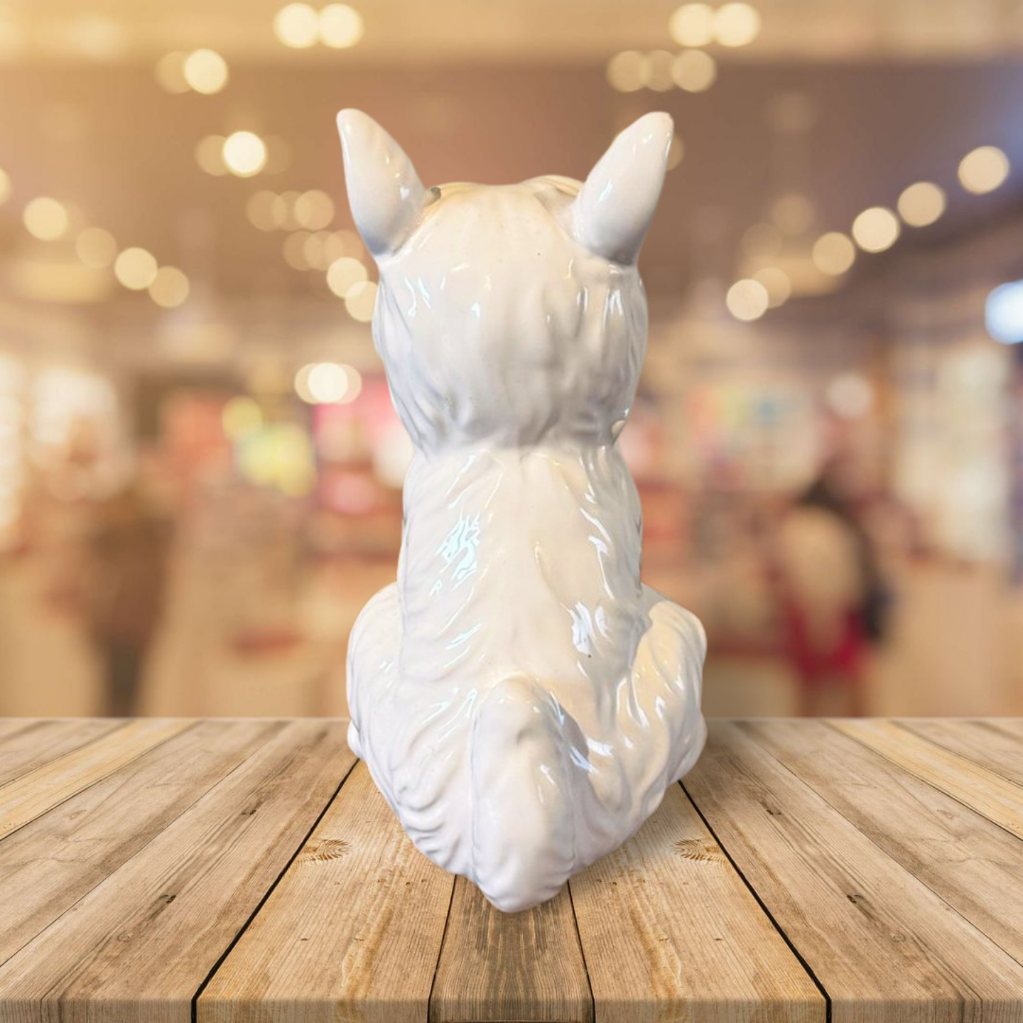 Doggy Beeld Hoogglans Wit