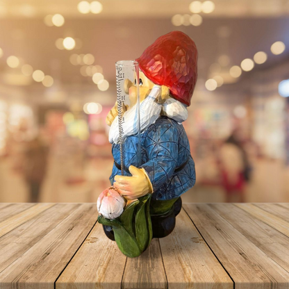 Kabouter met Regenmeter