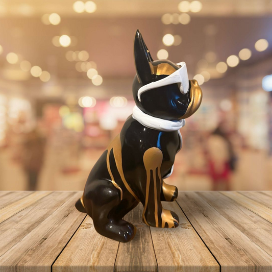 Franse Bulldog Zwart/Goud