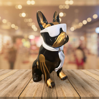 Franse Bulldog Zwart/Goud