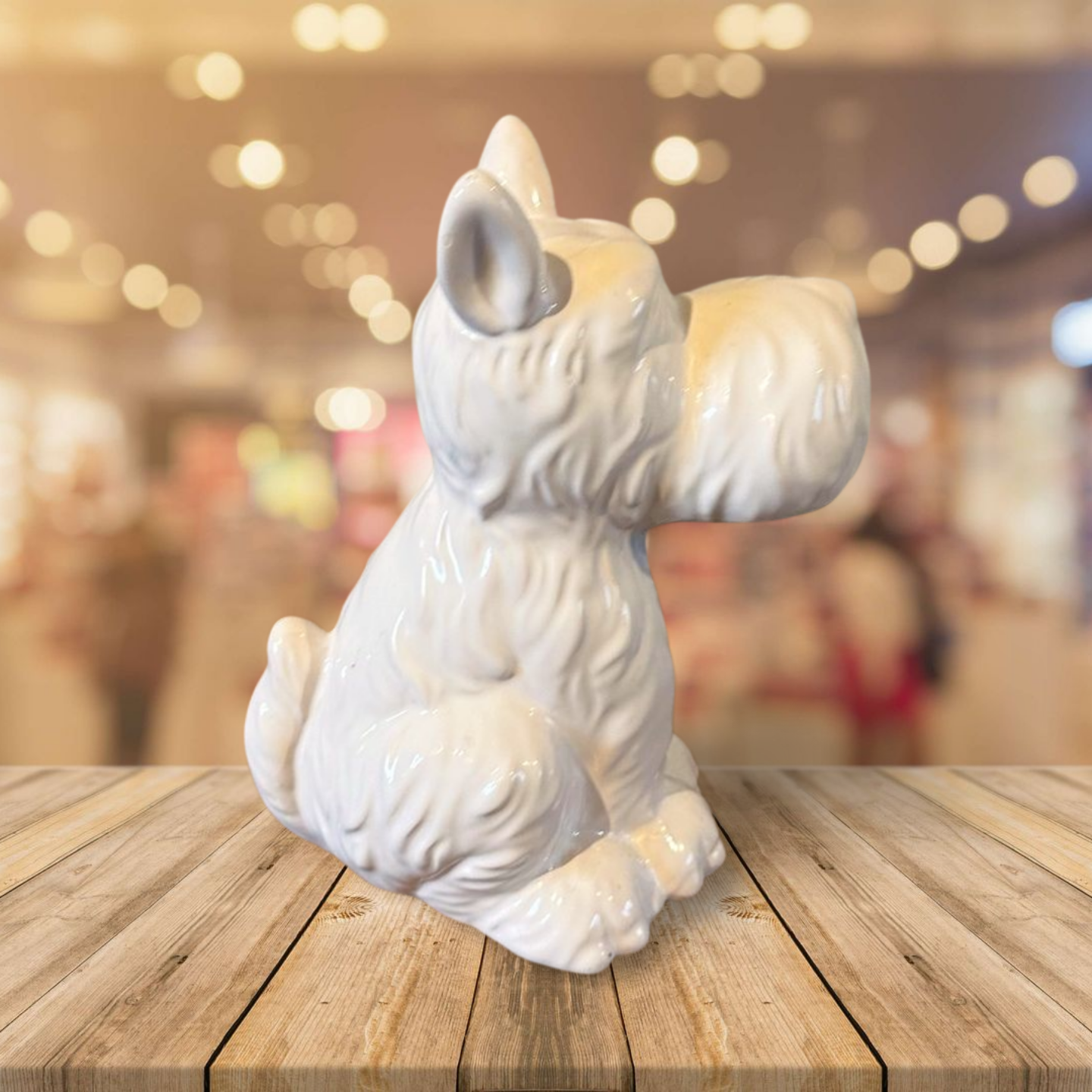 Doggy Beeld Hoogglans Wit