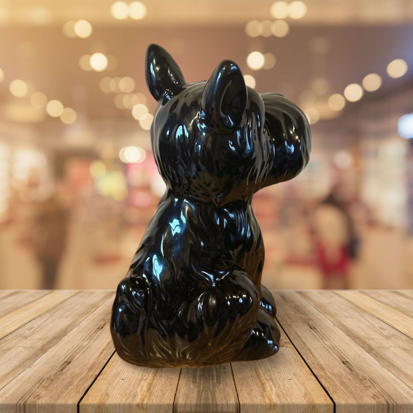 Doggy Beeld Hoogglans Zwart