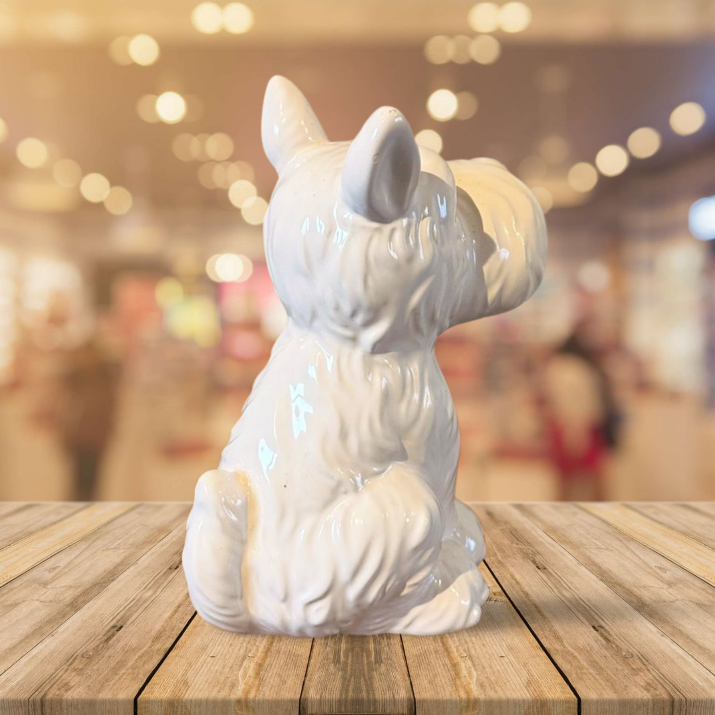 Doggy Beeld Hoogglans Wit