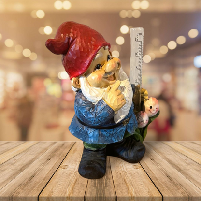 Kabouter met Regenmeter