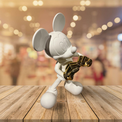 Mick Muis Groot Hoogglans Wit