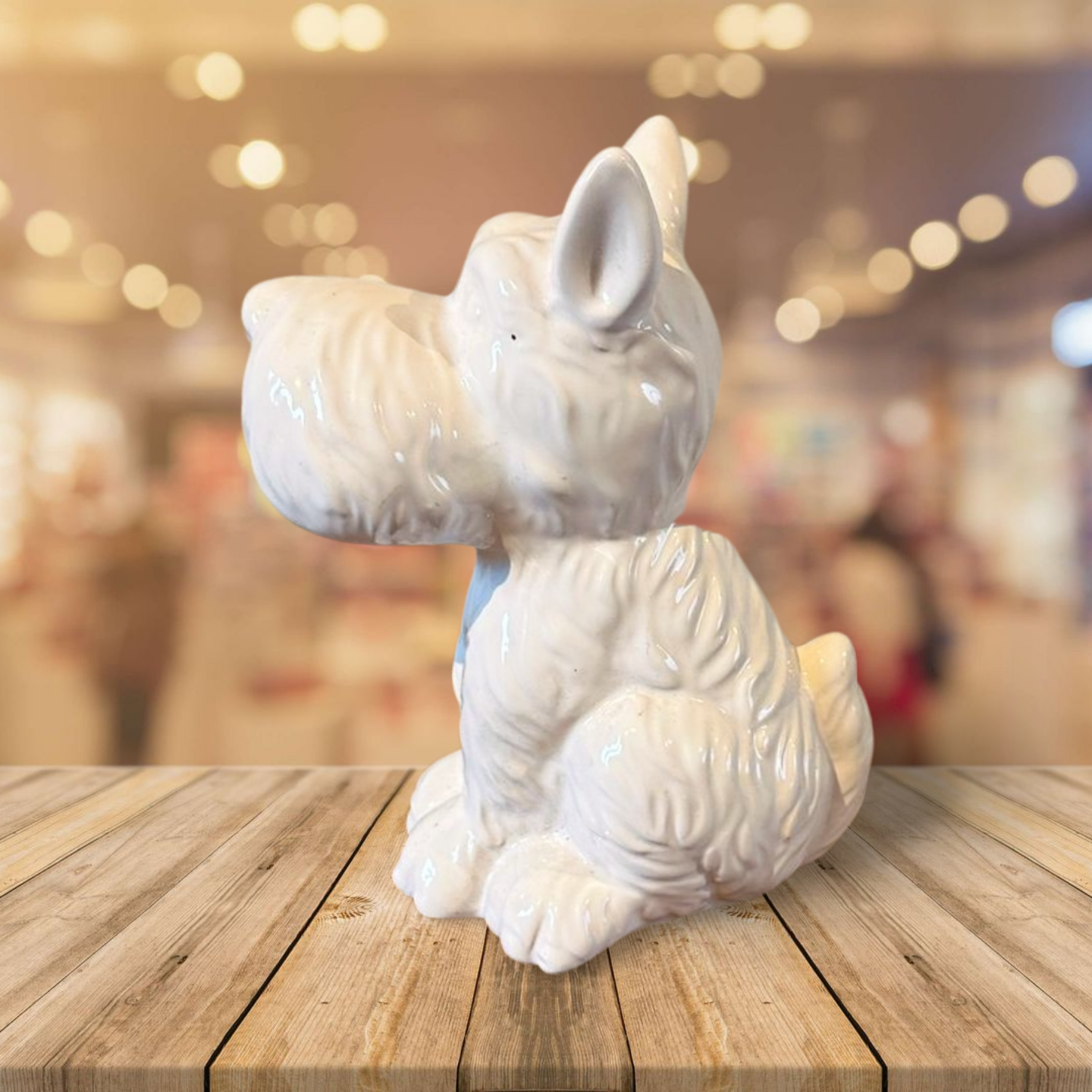 Doggy Beeld Hoogglans Wit