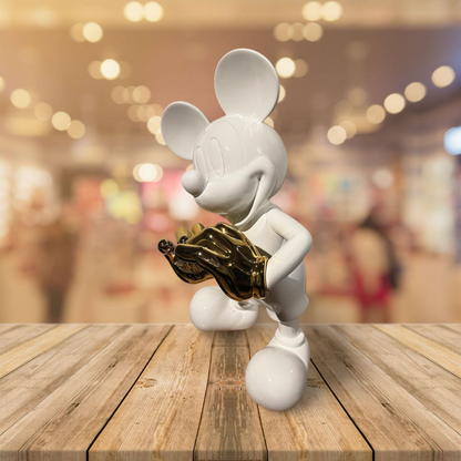 Mick Muis Groot Hoogglans Wit