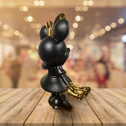 Minnie muis Zwart 74cm